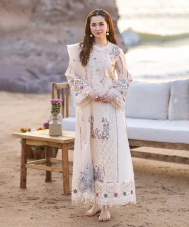 Libas Studios QalamKar Sahil Kinare 3 Piece women Suit LS QK-052403