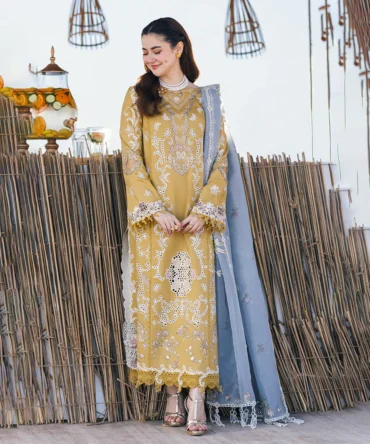 Libas Studios QalamKar Sahil Kinare 3 Piece women Suit LS QK-052405