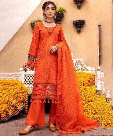 Libas Studios NAGMA 3 piece women Lawn suits by SAFA NOOR LS SN-052403