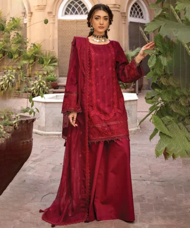 Libas Studios NAGMA 3 piece women Lawn suits by SAFA NOOR LS SN-052405