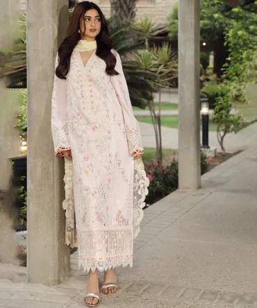 Libas Studios QalamKar Festive Lawn Embroidered 3 Piece women Suit LS QK-082405