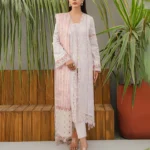 Libas Studios QalamKar QLine-Lawn Embroidered 3 Piece women Suit LS QK-092404