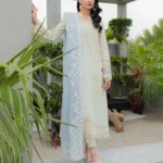 Libas Studios QalamKar QLine-Lawn Embroidered 3 Piece women Suit LS QK-092407