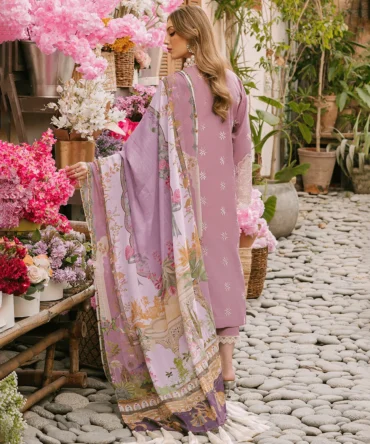 Libas Studios MAHRUKH 3 Piece Embroidered lawn women by MAHNUR Suit LS MN-072401 01