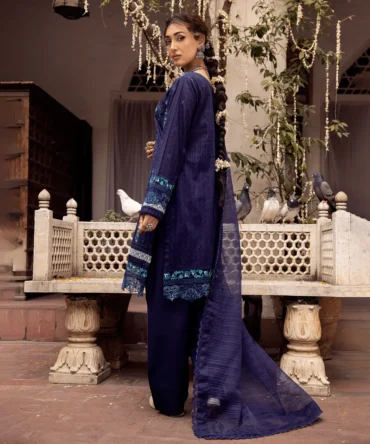 Libas Studios NAGMA 3 piece women Lawn suits by SAFA NOOR LS SN-052401 01