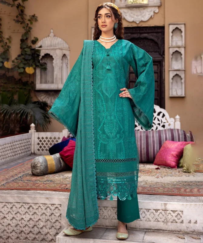 Libas Studios NAGMA 3 piece women Lawn suits by SAFA NOOR LS SN-052404