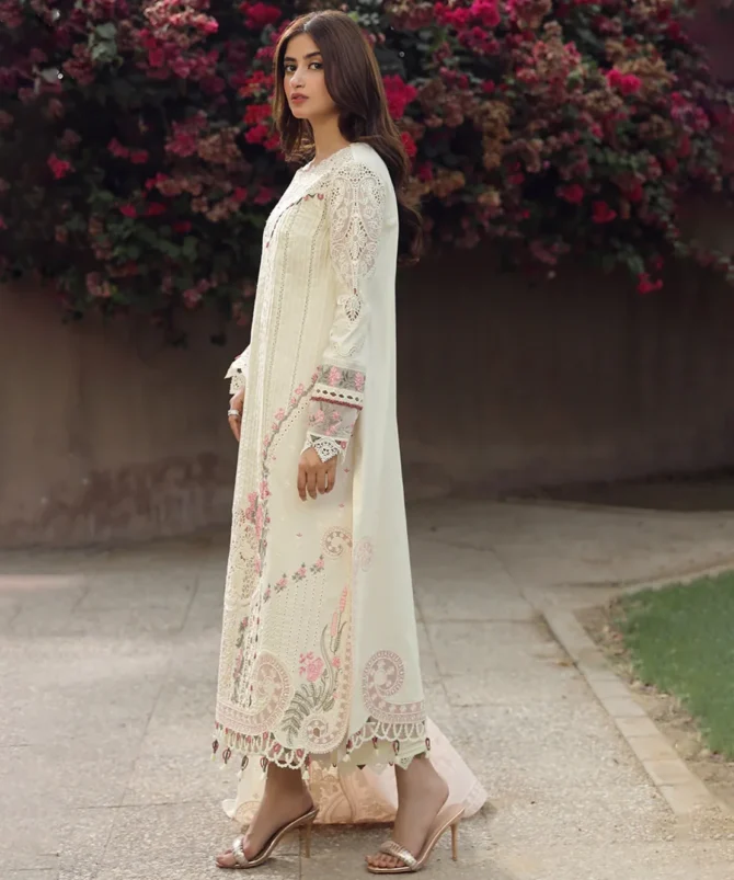 Libas Studios QalamKar Festive Lawn Embroidered 3 Piece women Suit LS QK-082402 01