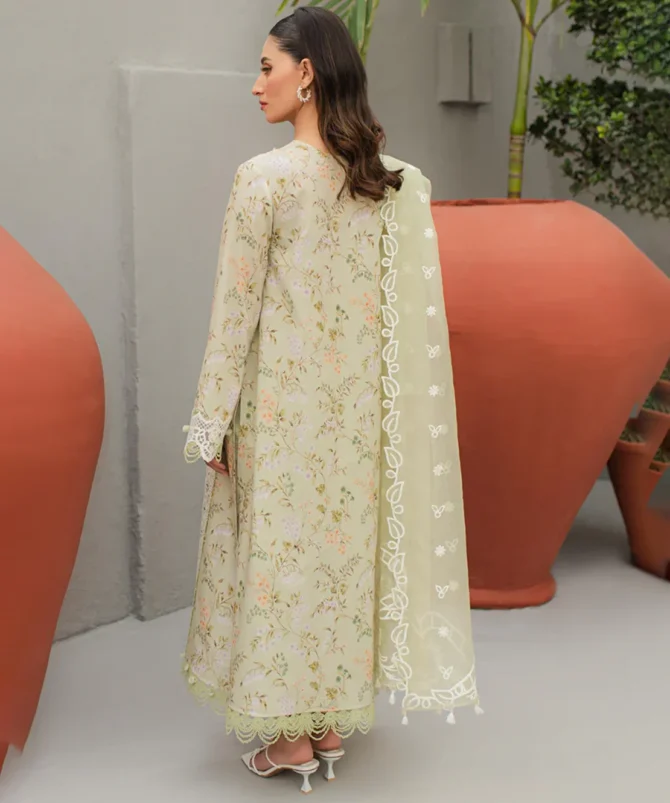 Libas Studios QalamKar QLine-Lawn Embroidered 3 Piece women Suit LS QK-092401 01