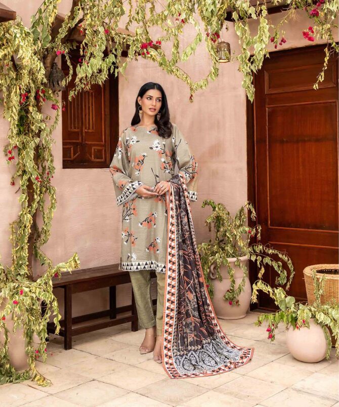 Zesh Khaddar Printed