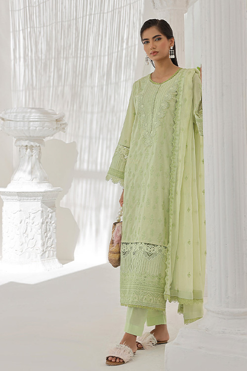 ChikanKari Lawn Embroidered Suit