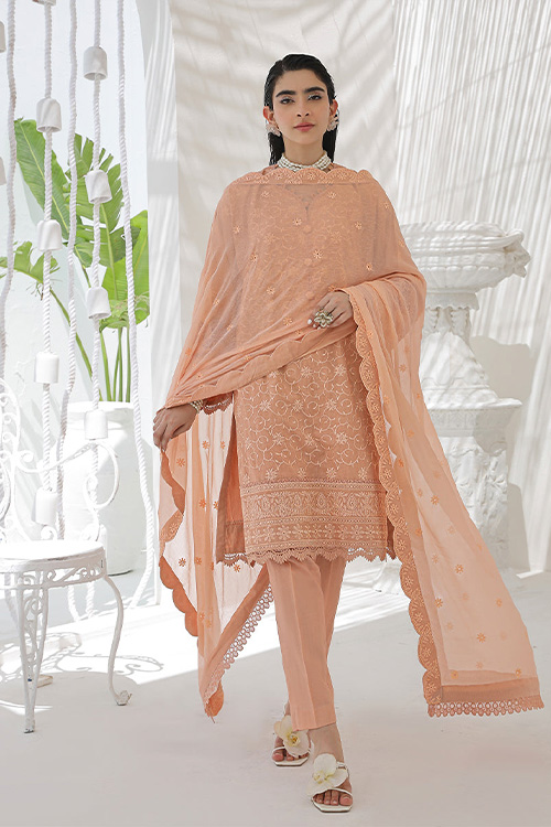 ChikanKari Lawn Embroidered Suit