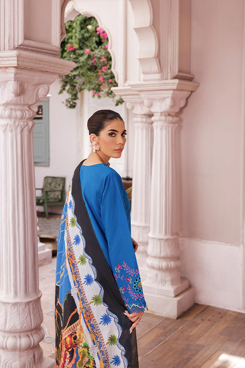 Nissa Chikankari Embroidered Lawn