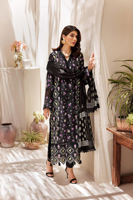 Nissa Chikankari Embroidered Lawn