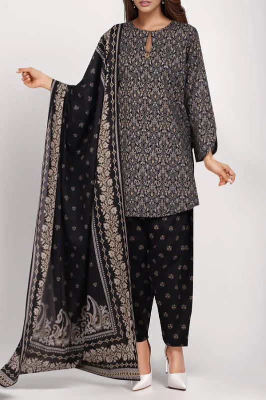 Saya Printed Lawn 3 Piece Suit