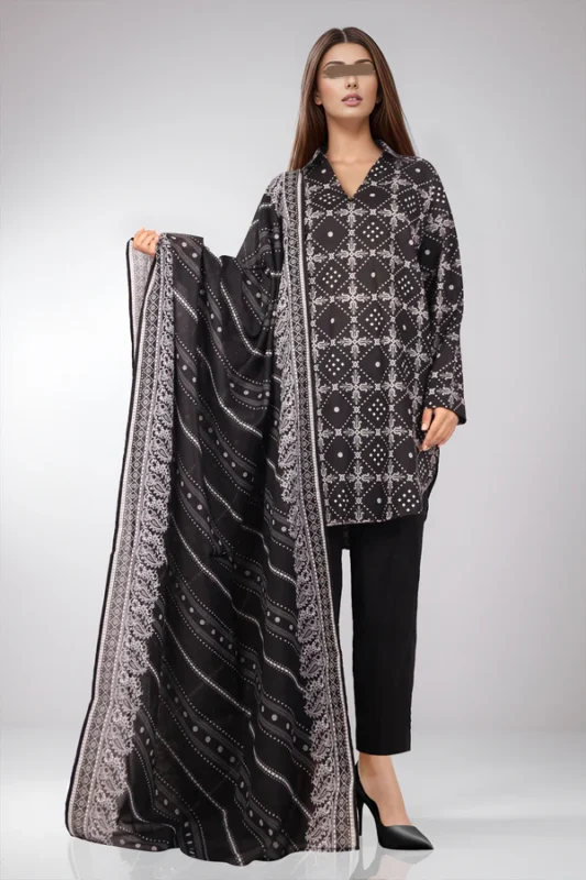 Saya Printed Lawn 3 Piece Suit