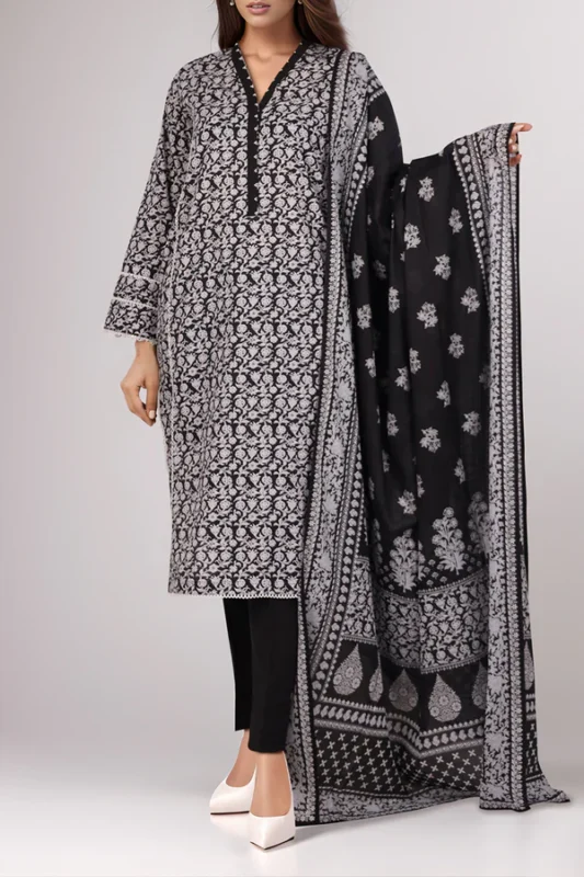 Saya Printed Lawn 3 Piece Suit