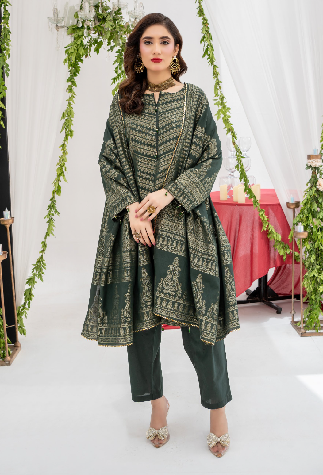 Zesh Premium Jacquard 3 piece