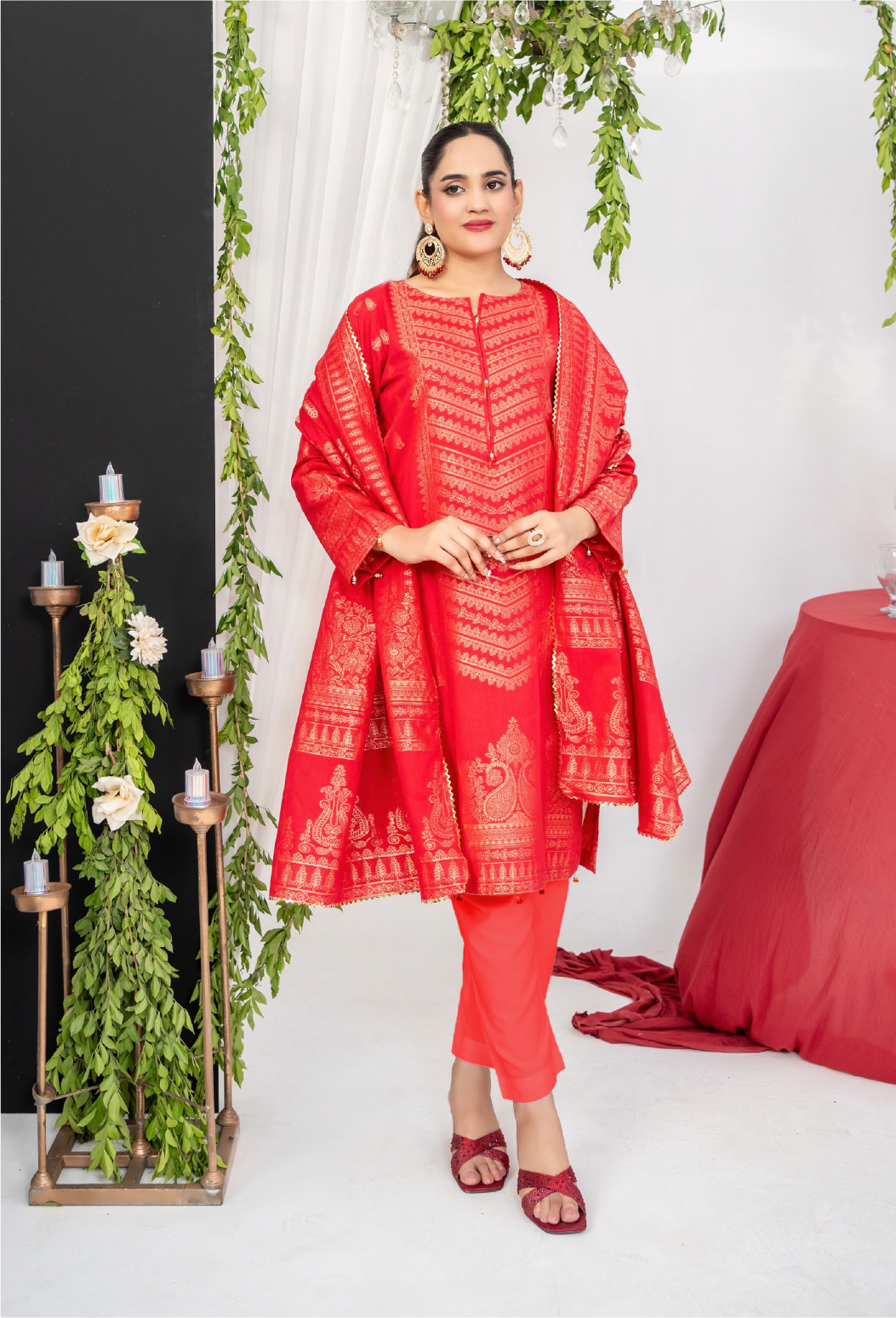 Zesh Premium Jacquard 3 Piece