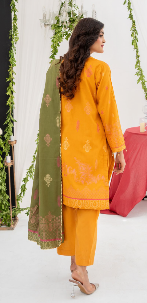 Zesh Premium Jacquard 3 Piece