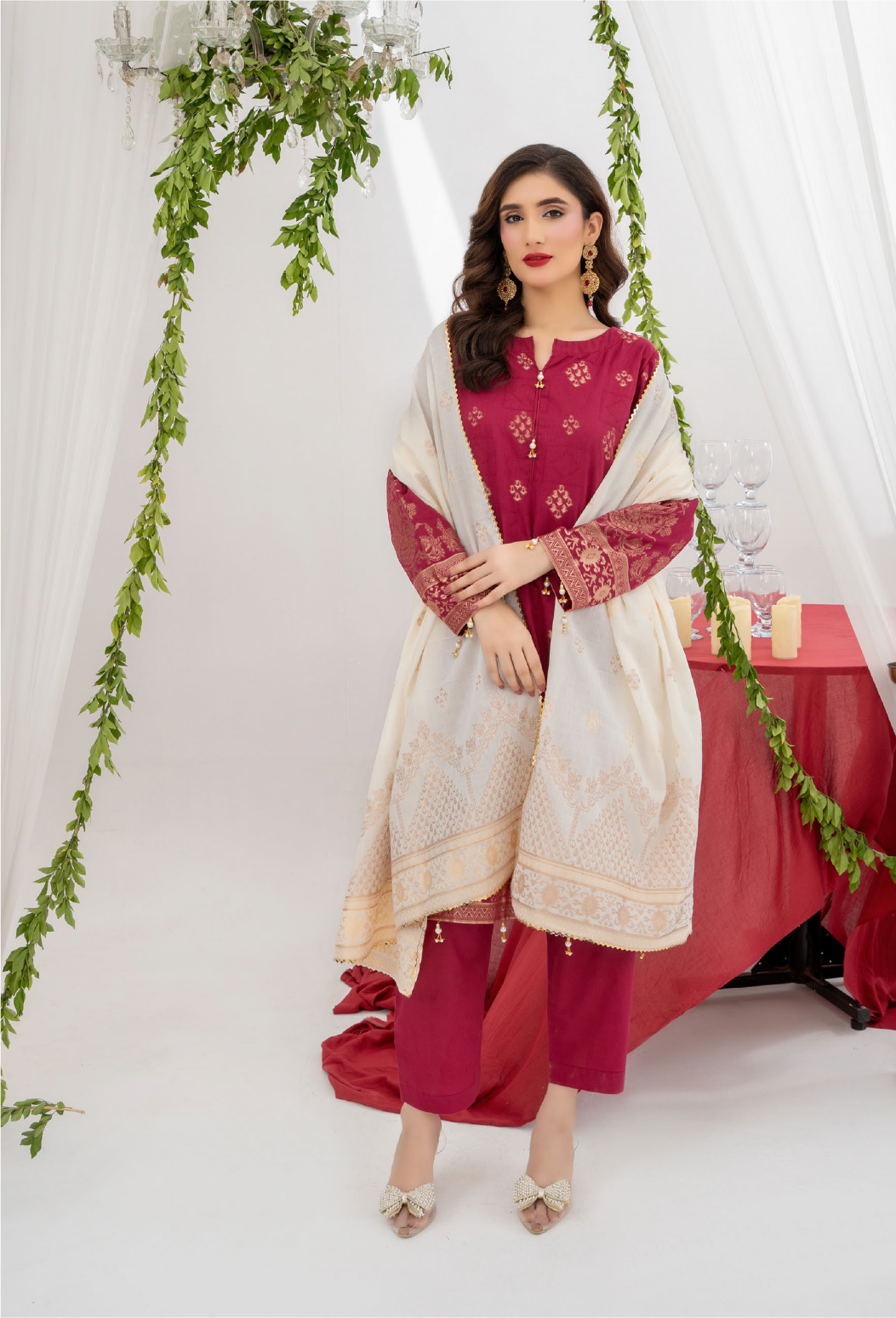 Zesh Premium Jacquard 3Piece Unsticthed - Article#4