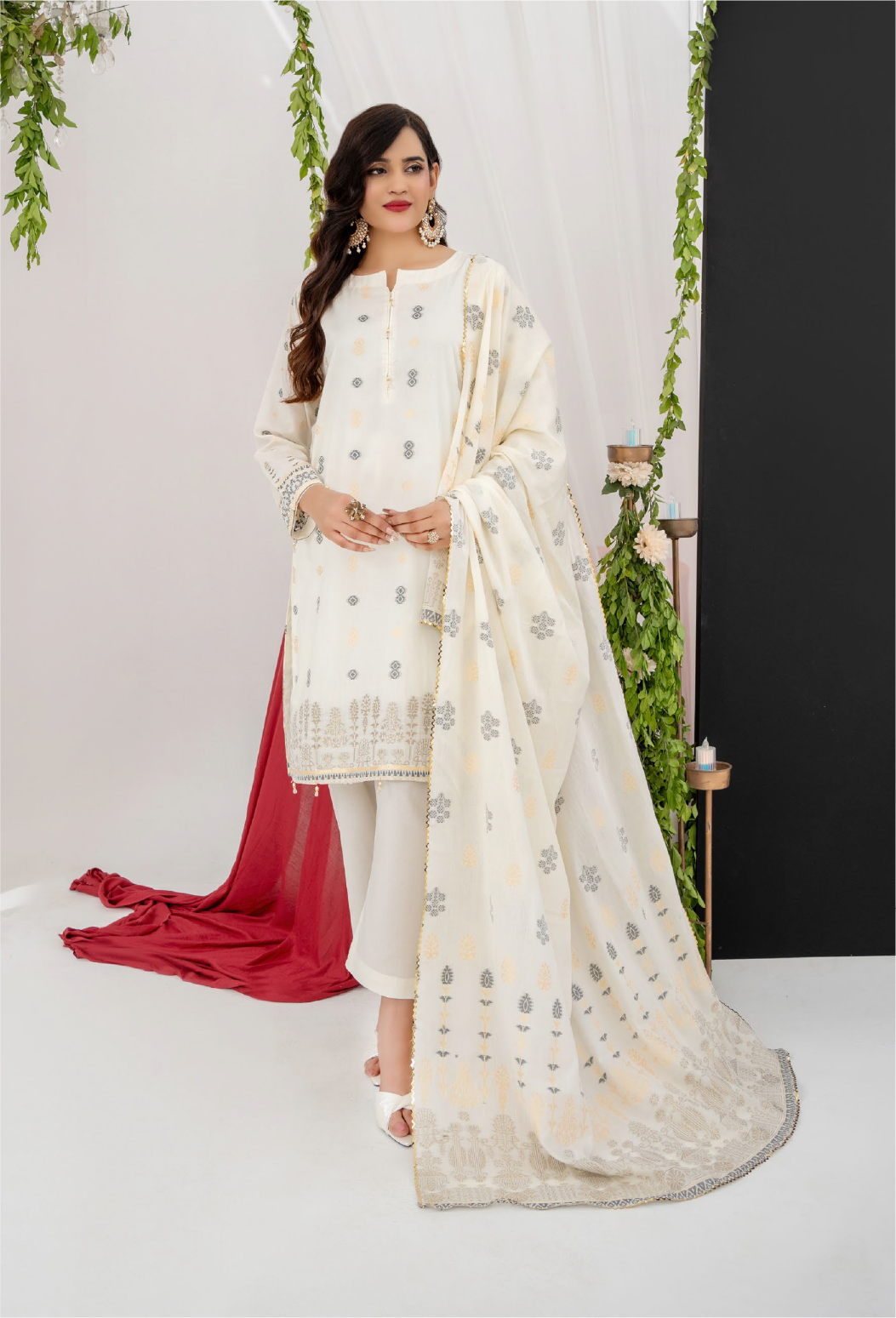 Zesh Premium Jacquard 3 Piece