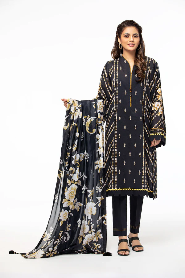 Nishat Printed Lawn Suit 3 Piece