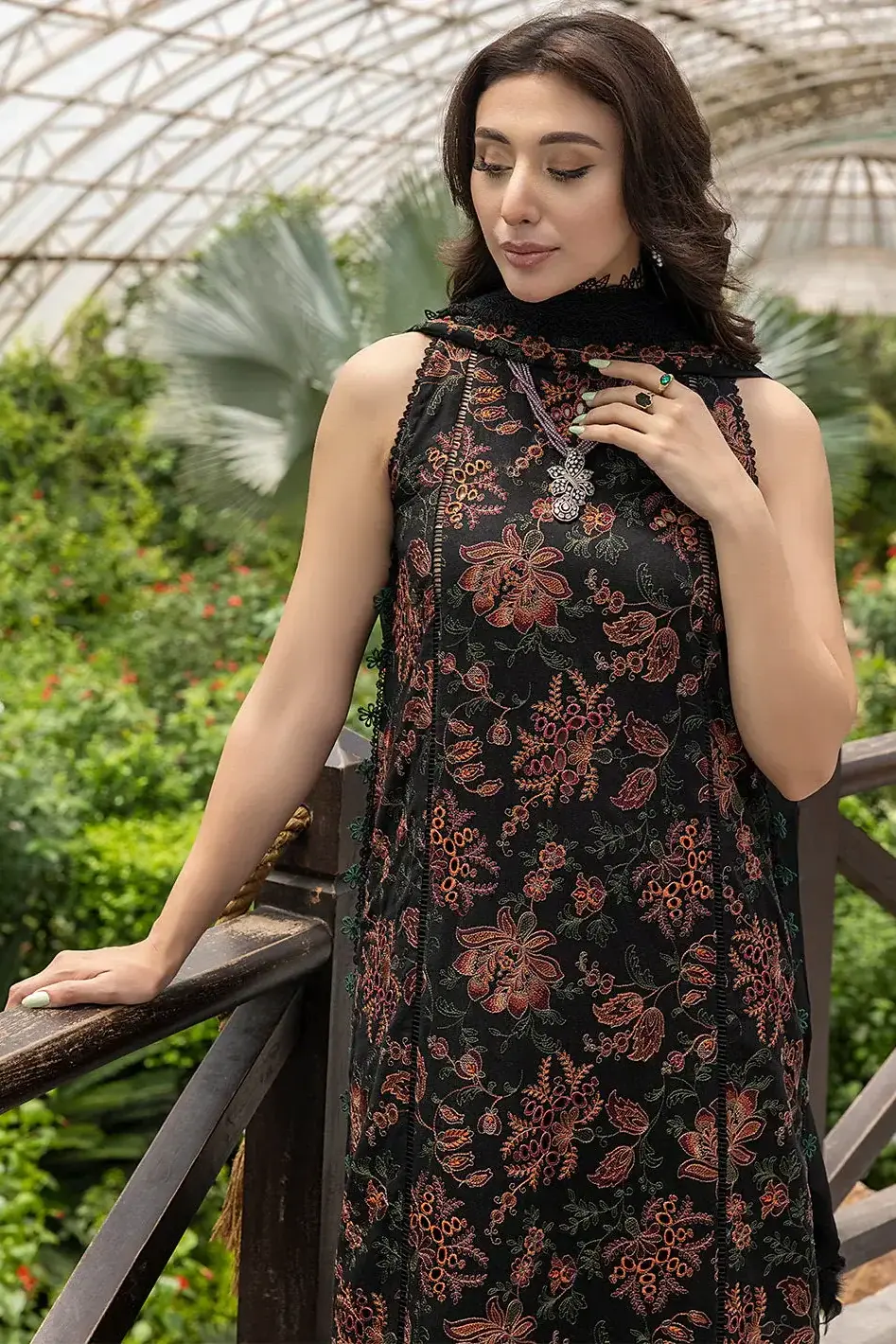 Bareeze BLACK Dhanak 3 Piece - 11484