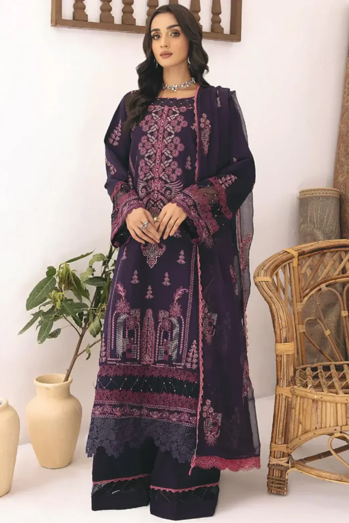 Kastoori By Awwal Embroidered Viscose D-01