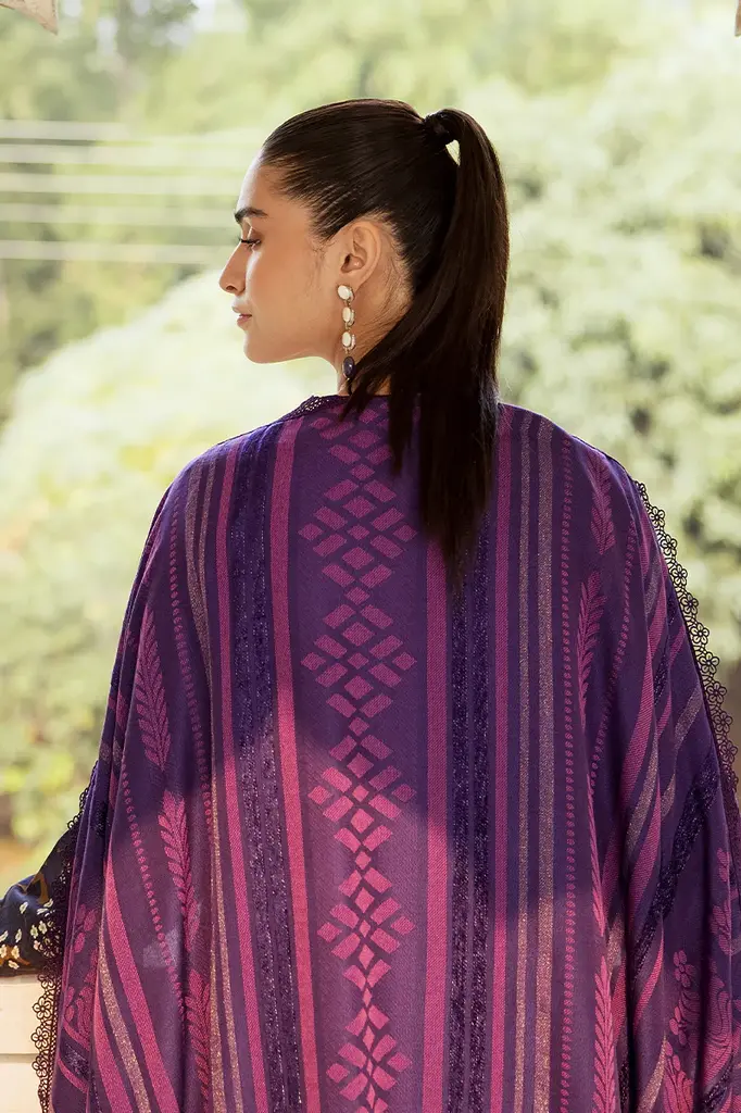 Rajbari Khaddar 3 Piece with Premium Shawl D#1B