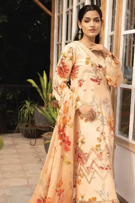 Floral Symphony by Panache Embroidered Viscose D-04