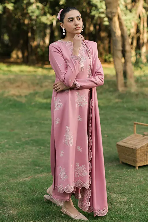 Yards Viola Embroidered Unstitched 3 Piece