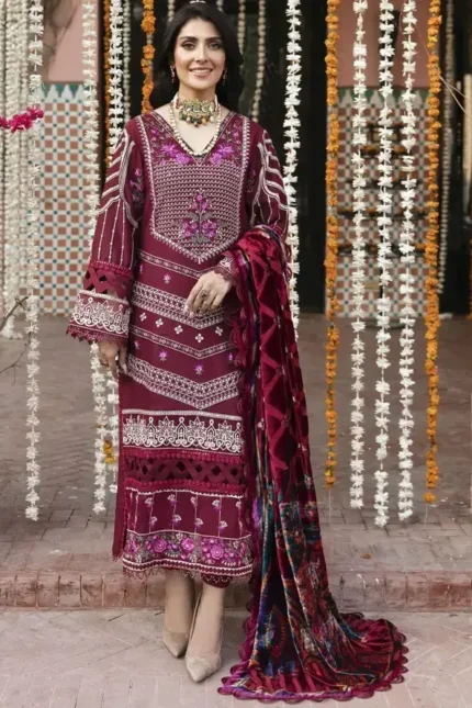 Bandhan By Parishay Embroidered Karandi Suits Unstitched 3 Piece PRS22B Sharleez - Winter Collection