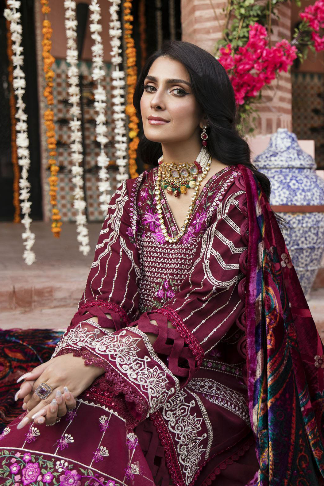 Bandhan By Parishay Embroidered Karandi Suits Unstitched 3 Piece PRS22B Sharleez - Winter Collection