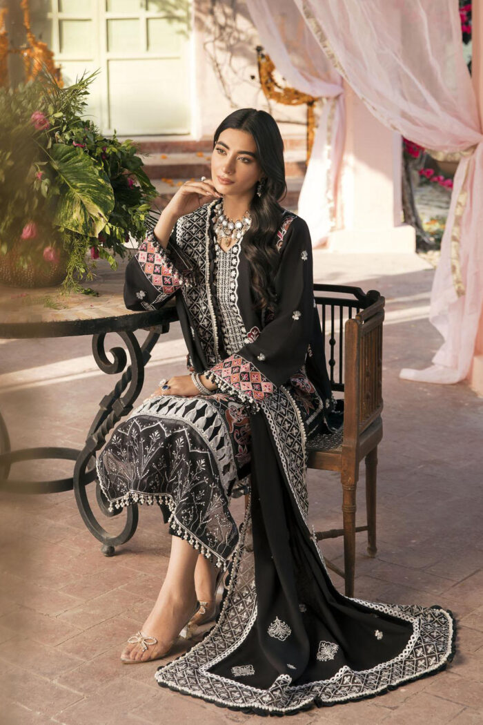 Bandhan By Parishay Embroidered Karandi Suits Unstitched 3 Piece PRS22B Sehar - Winter Collection