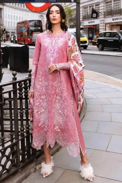 Broadway Showtime By Mushq Embroidered karandi Suits Unstitched 3 Piece MQ23BS MNW-06 Whimsy Westminster - Winter Collection