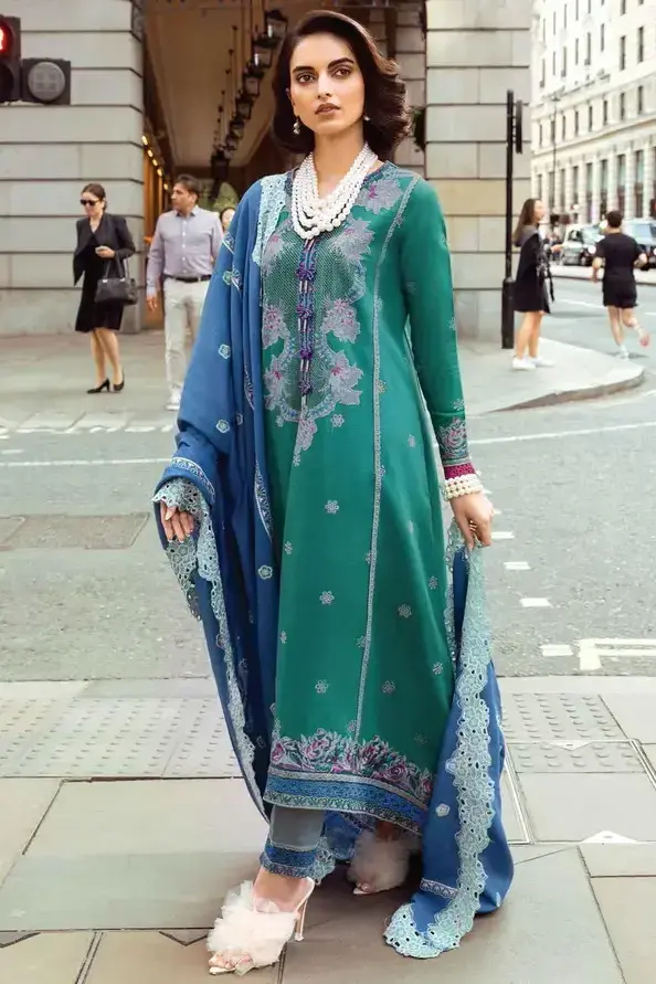 Broadway Showtime By Mushq Embroidered Khaddar Suits Unstitched 3 Piece MQ23BS MNW-11 Camden - Winter Collection