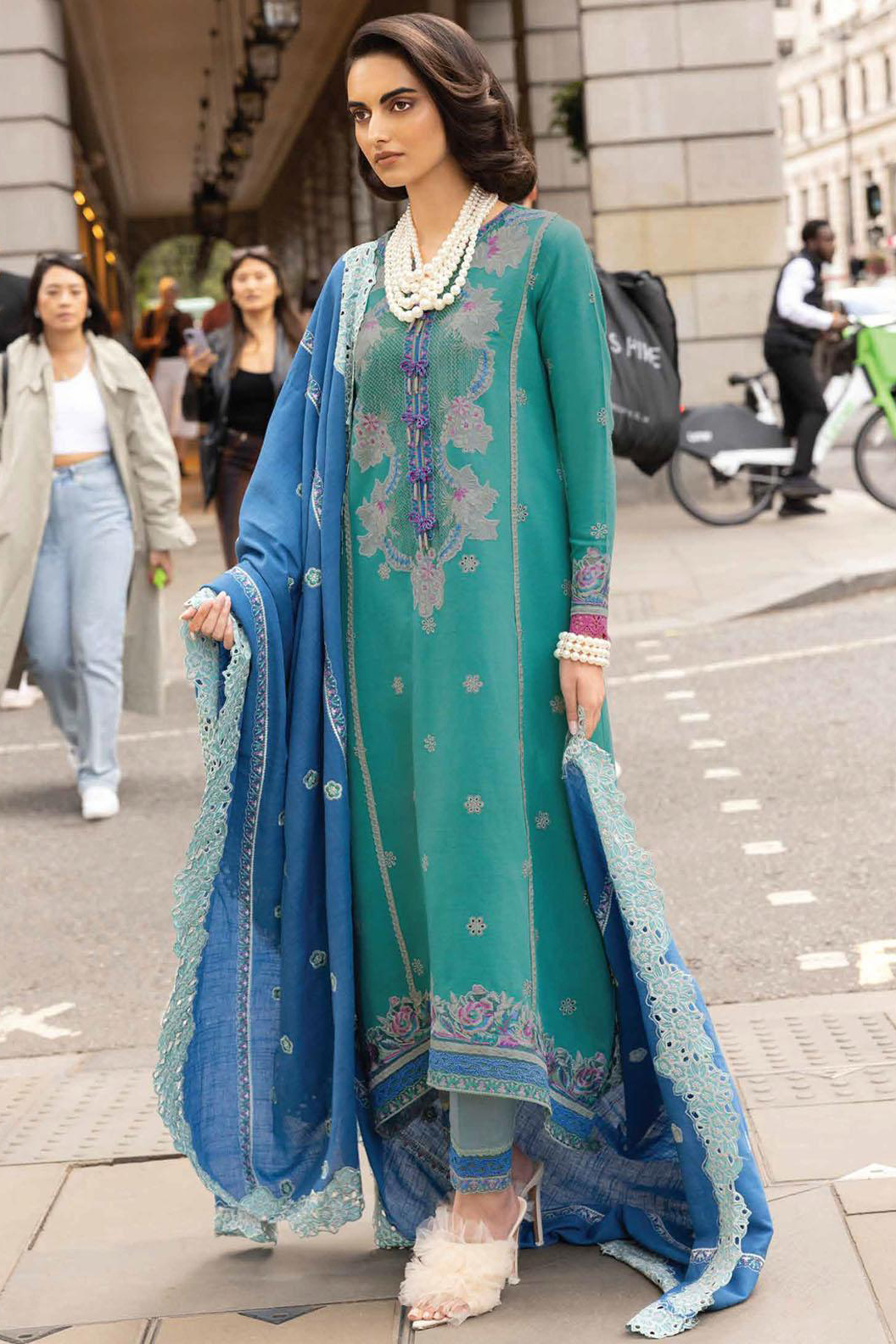 Broadway Showtime By Mushq Embroidered Khaddar Suits Unstitched 3 Piece MQ23BS MNW-11 Camden - Winter Collection