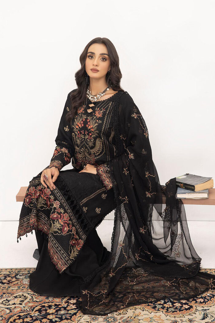 Kastoori By Awwal Embroidered Viscose D-03