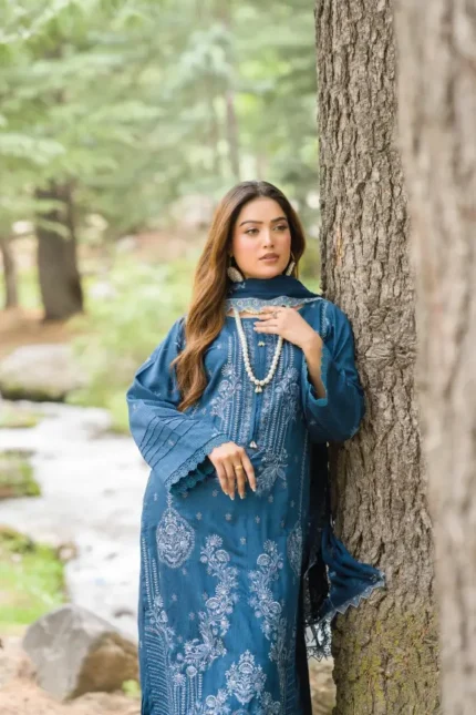 Premium Aalaya By Aalaya – Embroidered Zari Viscose Design #1
