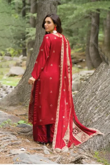Premium Aalaya By Aalaya – Embroidered Zari Viscose Design #2