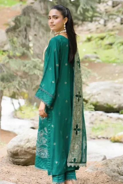 Premium Aalaya By Aalaya – Embroidered Zari Viscose Design #5