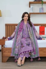 Saheliyan Aalaya - Exclusive Digital Print 3 Piece Unstitched Design#6
