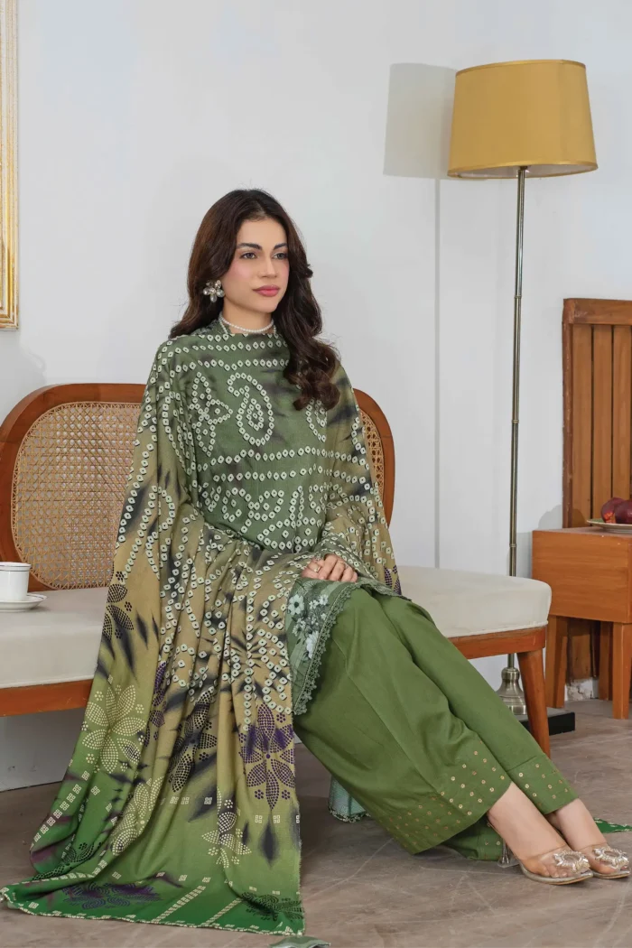 Saheliyan Aalaya - Exclusive Digital Print 3 Piece Unstitched Design#7