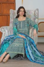 Saheliyan Aalaya - Exclusive Digital Print 3 Piece Unstitched Design#10