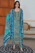 Saheliyan Aalaya - Exclusive Digital Print 3 Piece Unstitched Design#10