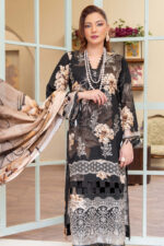 Blackberry by Aalaya Exclusive Embroidered Luxury Digital Print Design #3