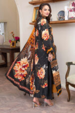 Blackberry by Aalaya Exclusive Embroidered Luxury Digital Print Design #4