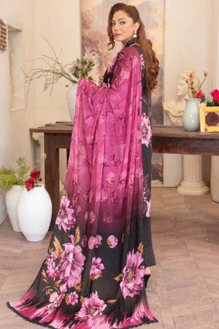 Blackberry by Aalaya Exclusive Embroidered Luxury Digital Print Design #7