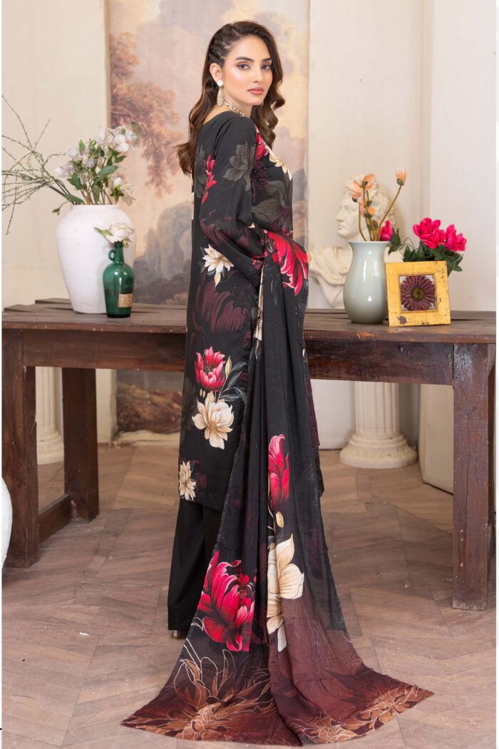 Blackberry by Aalaya Exclusive Embroidered Luxury Digital Print Design #9