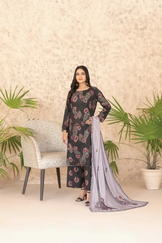Melek BY Tawakkal Unstitched 3 Piece D-4303